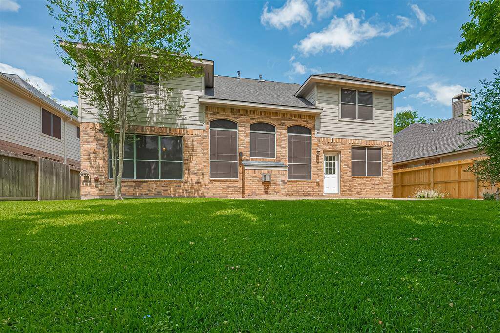 The back of the home.