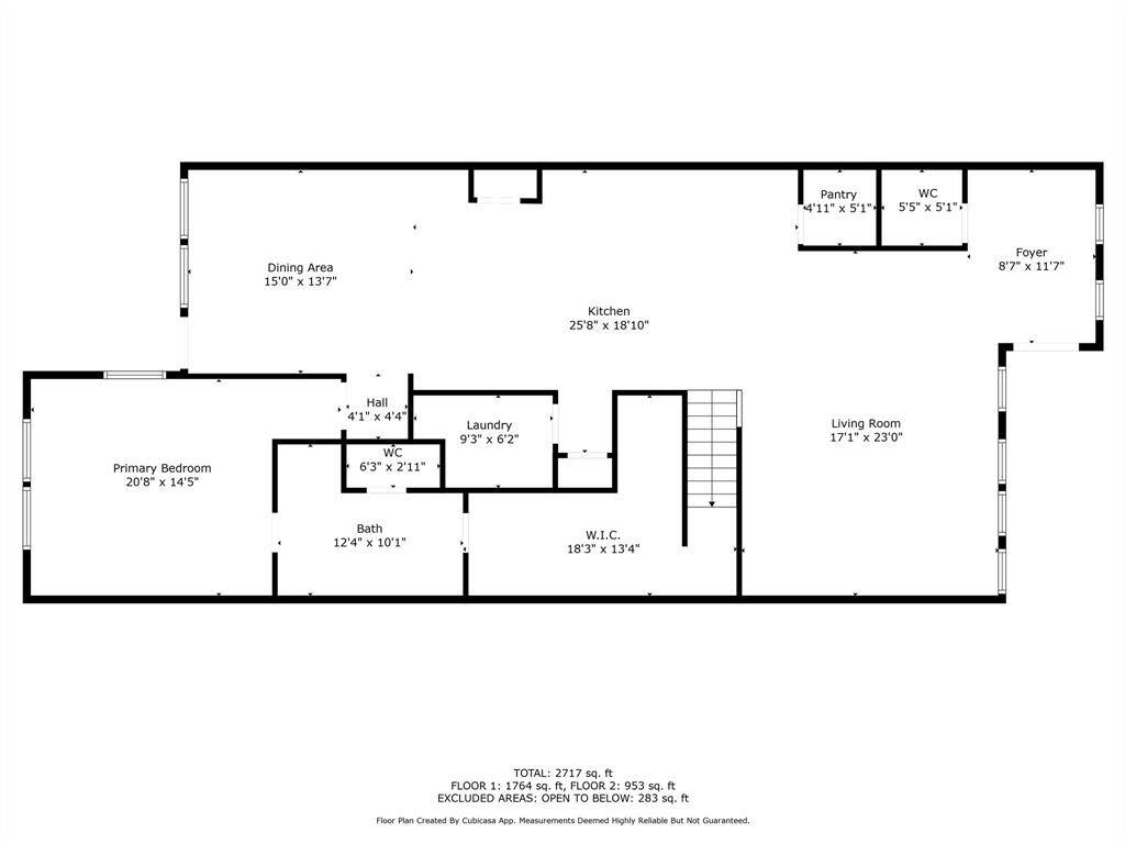 Downstairs layout