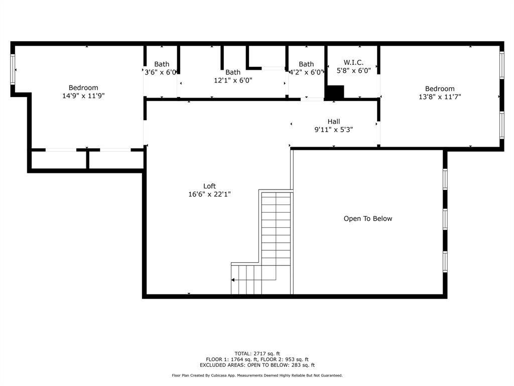 Upstairs layout