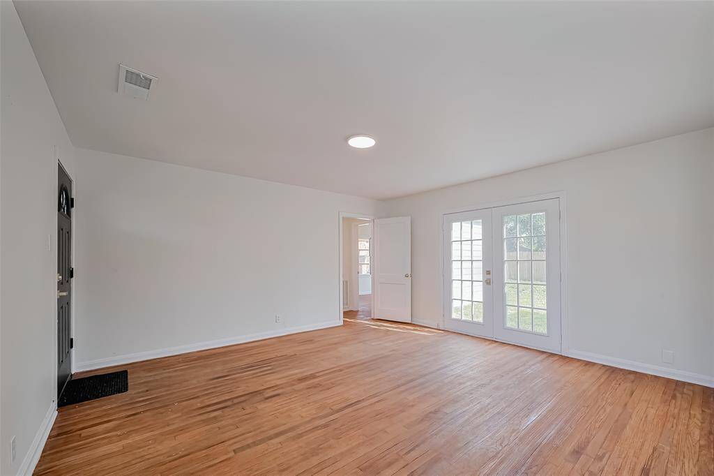 Freshly polished floors with improved lighting.