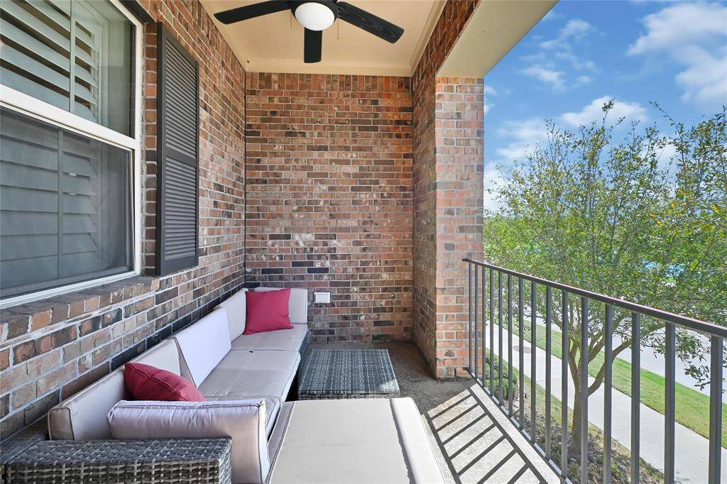 Private balcony outside Primary Bedroom