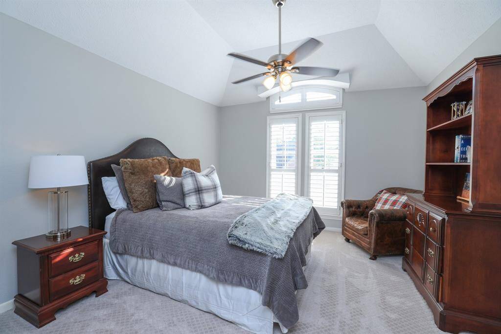 All second floor bedrooms are generously sized with walk in closets.