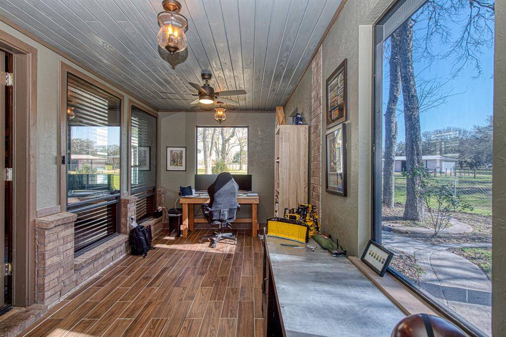 Office area with great views