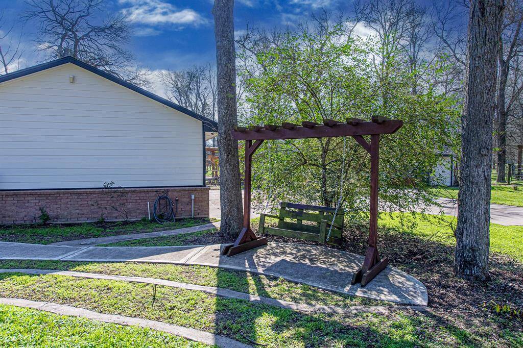 Enjoy your surroundings on this great swing