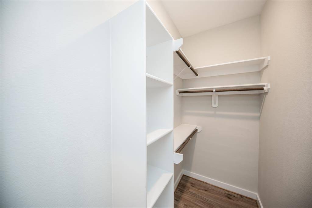 Large walk in closet