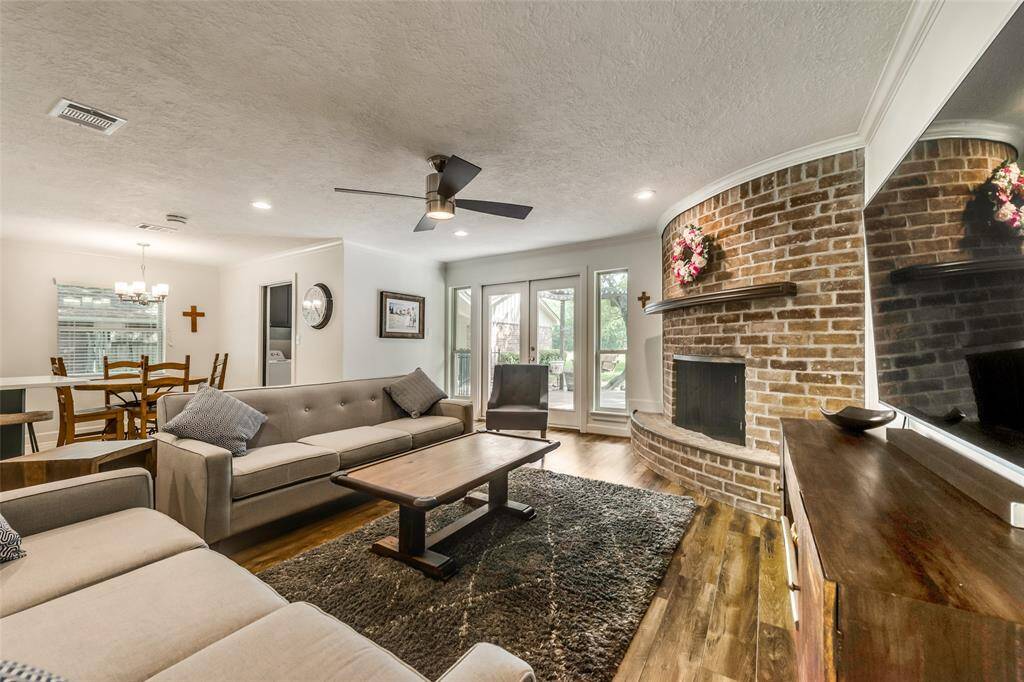 The French Doors open onto the back patio, creating an ideal entertaining space!