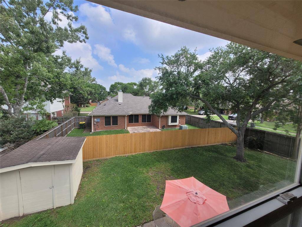 View from primary bedroom