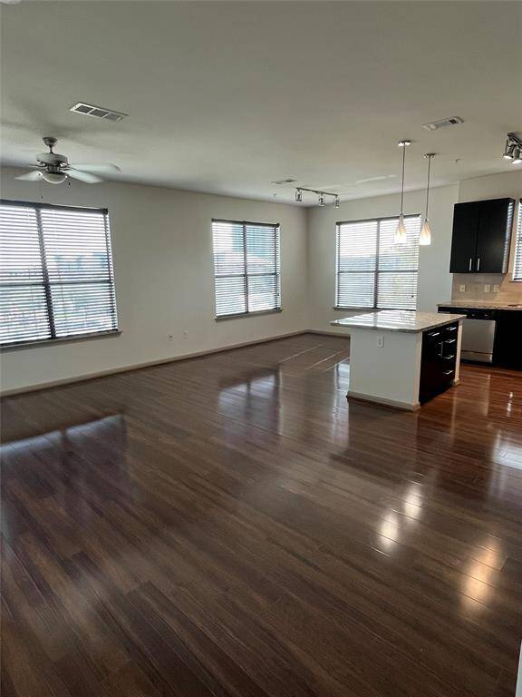 Huge living space with lots of natural light