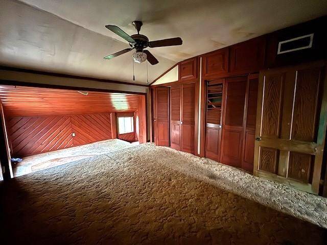 Secondary bedroom has a step down to a sitting area