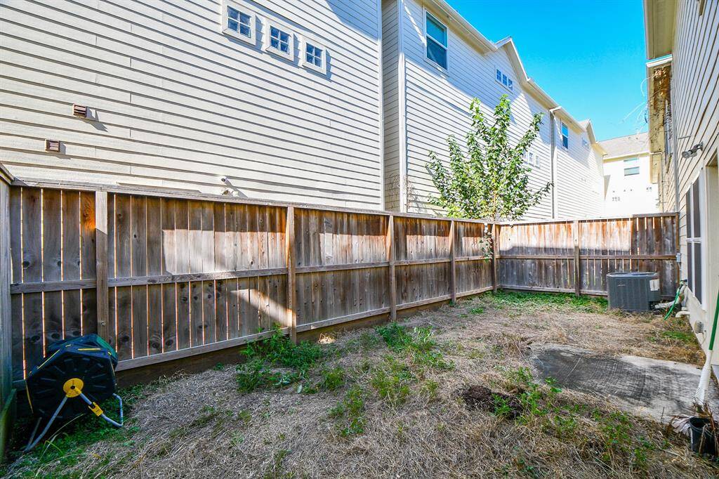 The back property is fenced in for added privacy and comfort.