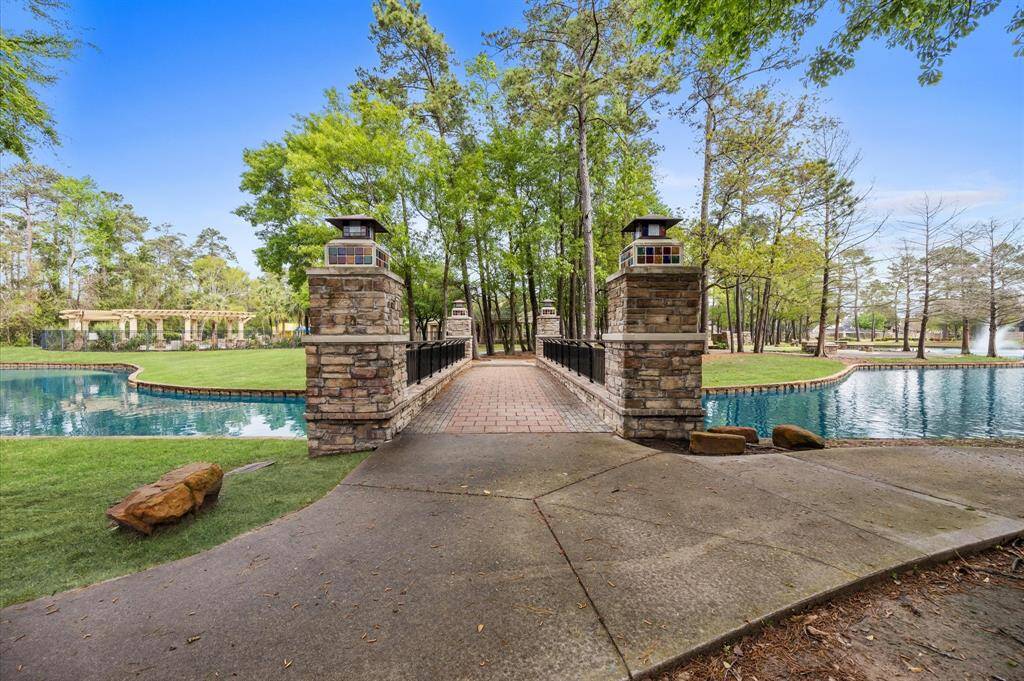 Beautiful amenities surrounded by mature trees and walking trails.