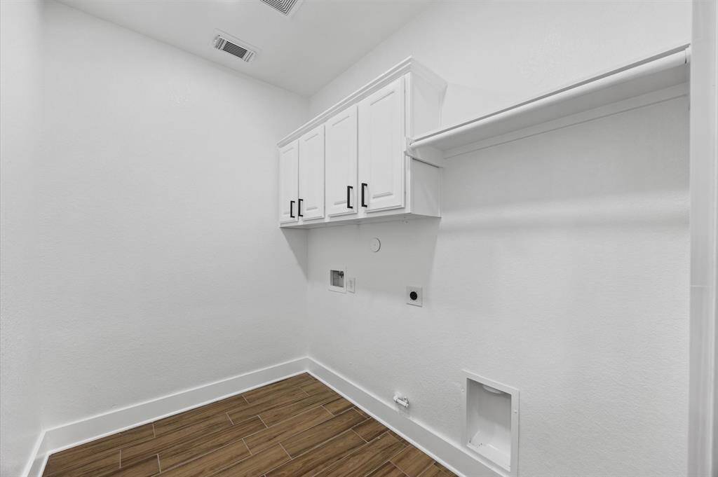 Spacious laundry room available in the first floor