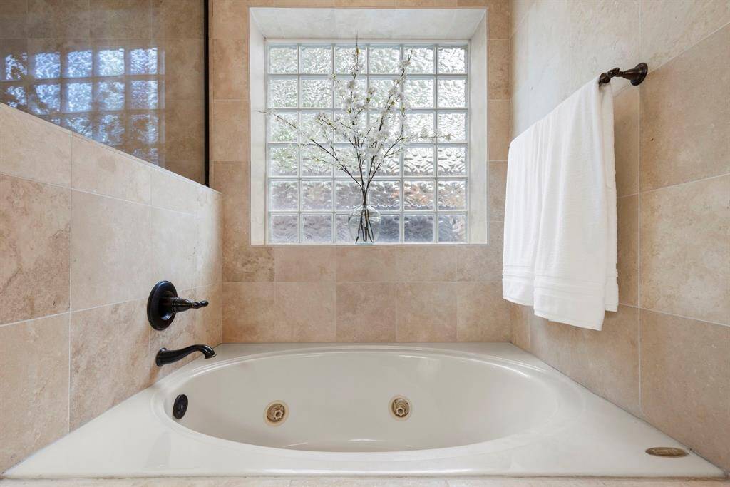 Separate jetted tub