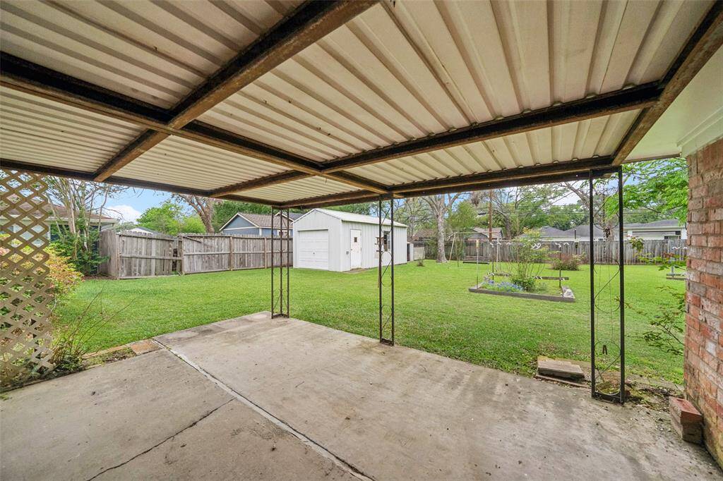 Back patio