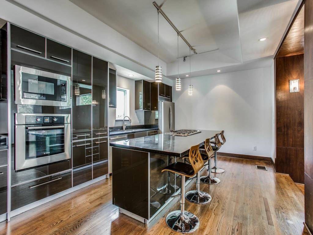Kitchen with more storage than one can use.