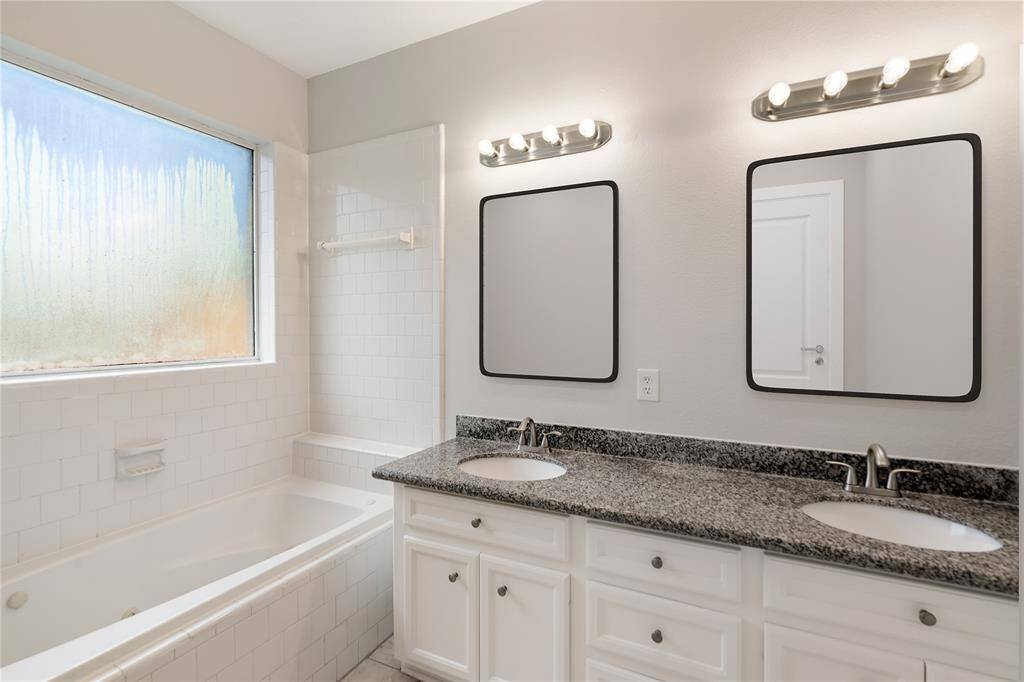 Primary bathroom with virtual mirrors