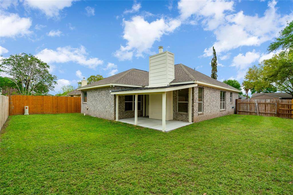 Good size backyard
