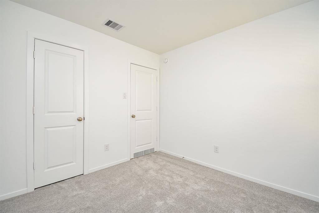 All bedrooms have nice sized closets.