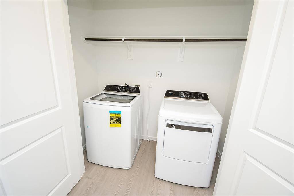 Brand NEW washer & dryer included for your convenience!