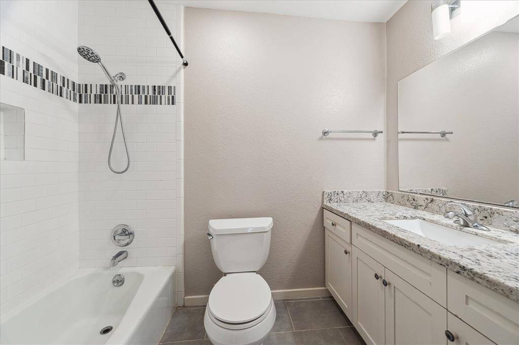 Upstairs updated secondary bath