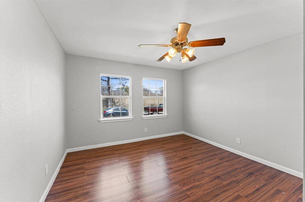 One of 3 bedrooms.