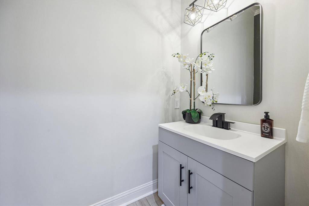 Powder Room on the first floor!