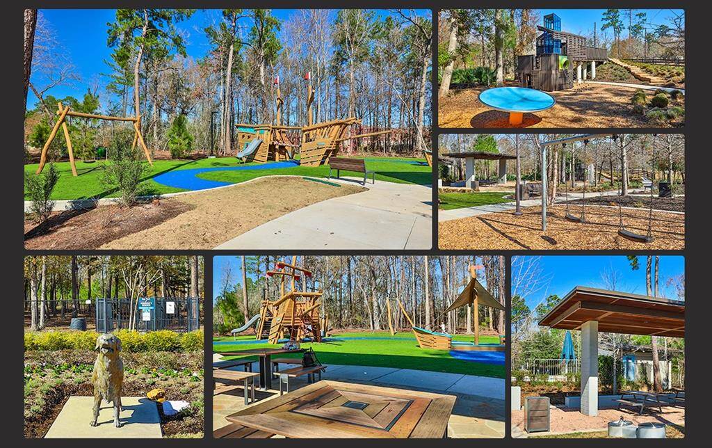 There are multiple recreation areas for the kids to meet their friends. And a dog park for the four-legged residents - both large and small.