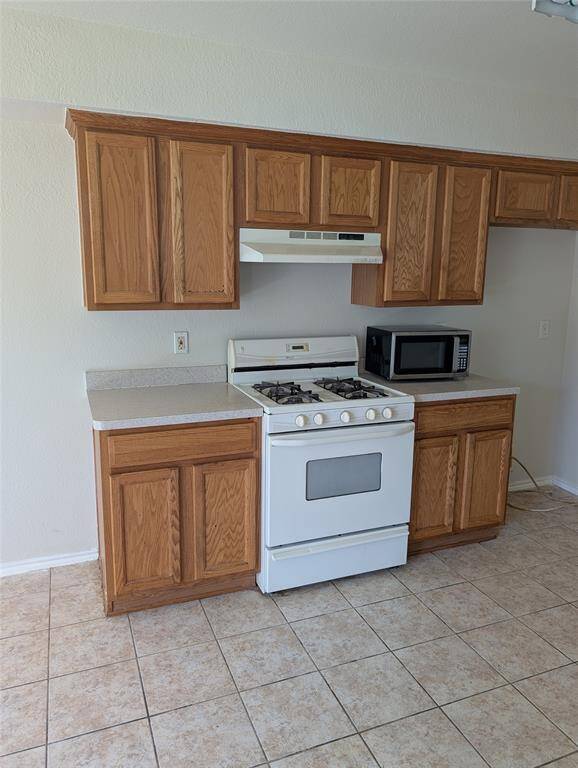 Kitchen Stove and Cabinets