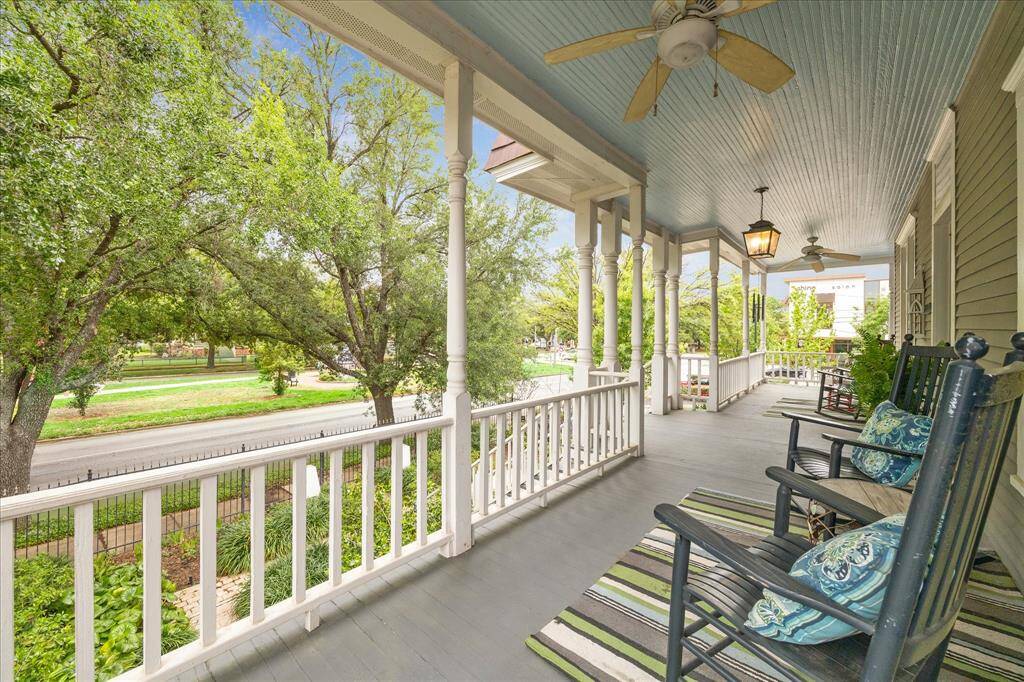Enjoy the inviting front wrap around porch.