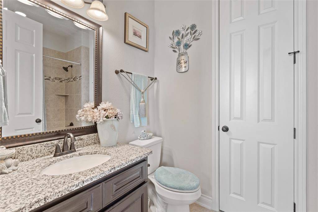 This private bathroom is the perfect complement to the guest suite