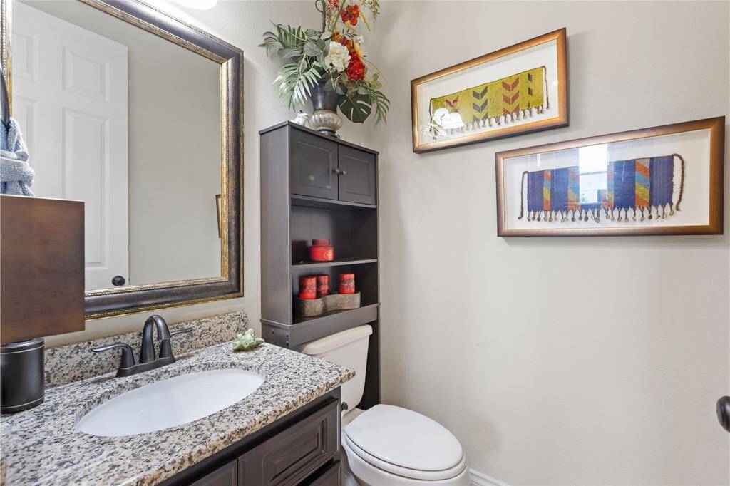 First floor half bathroom for guests