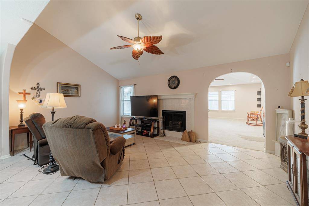 Another view of the family room looking towards the large game room.
