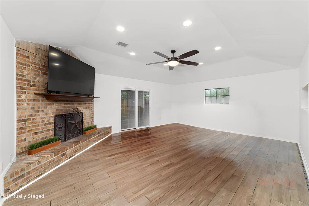 Virtually staged to showcase design possibilities and maximize space.