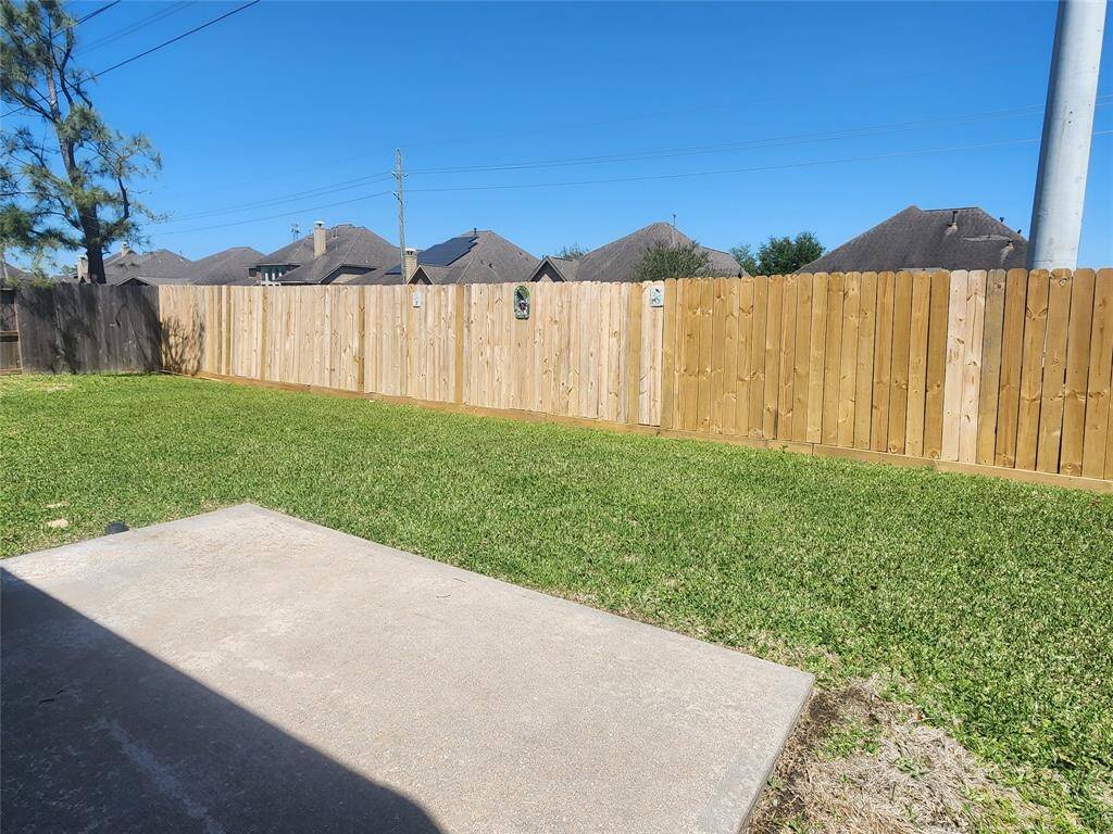 View if the Rear yard taken from the Back door