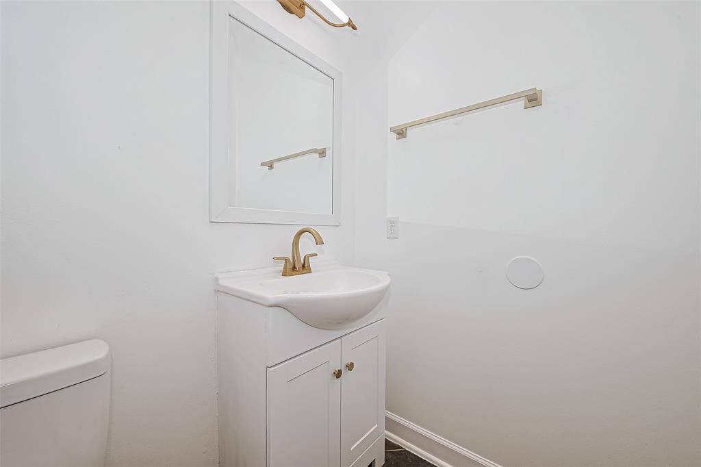 Half bath downstairs