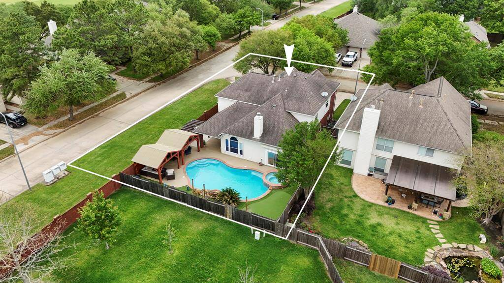 Aerial view of your new home.