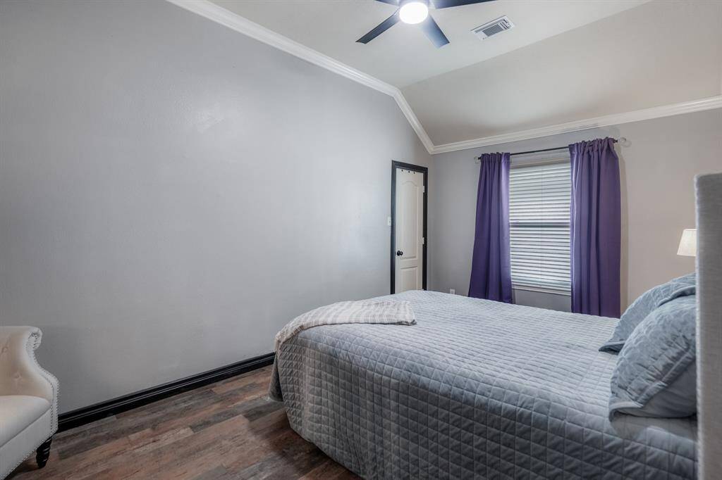 With soaring ceilings, a walk-in closet, and generous dimensions of 16.9 x 9.4, Bedroom 2 gives you space to stretch out and settle in