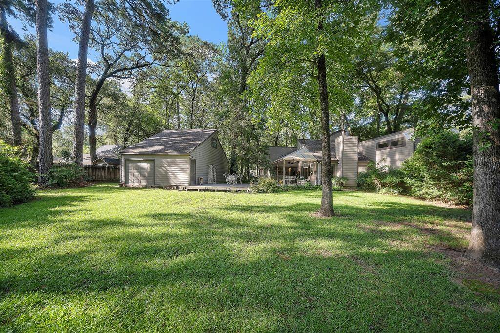Note the 780 sqft detached garage that also has a floored out space upstairs. This space has so many possibilities, a workshop, built out guest or extended family or make it a mancave or she-shed! Bird and squirrel watching will be at a premium from any spot in this yard!