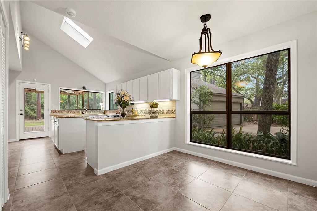 A sunny breakfast nook will be the popular place for morning coffee, watching nature and enjoying the quiet before the day starts!