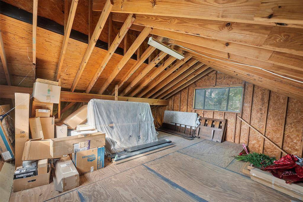 This storage space has a window with views too!