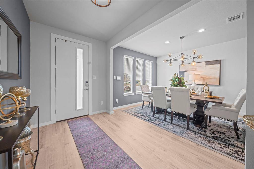 Formal dining room as you enter.