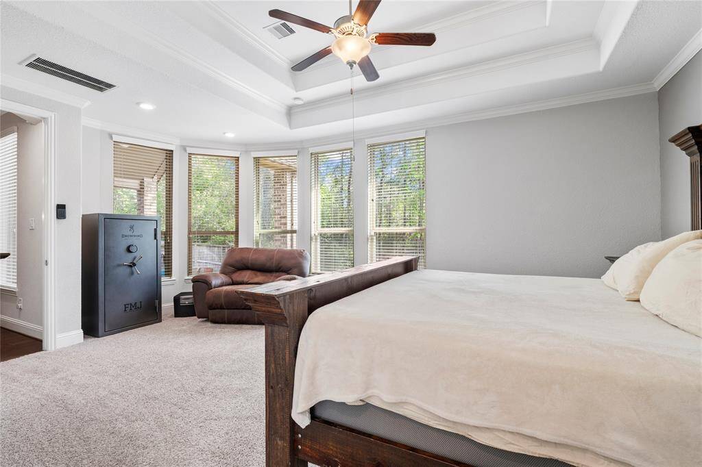 Plenty of room for a sitting area to relax in.