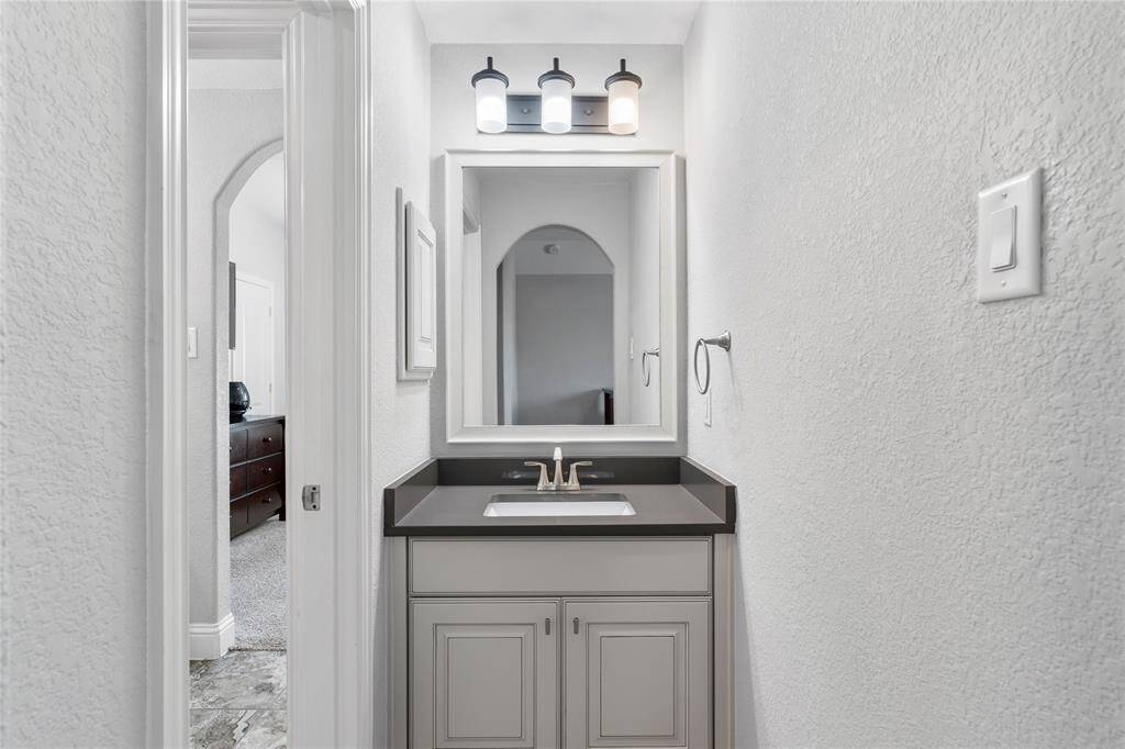 Jack and Jill bathroom connects two rooms giving each adjoining bedroom their own privacy.