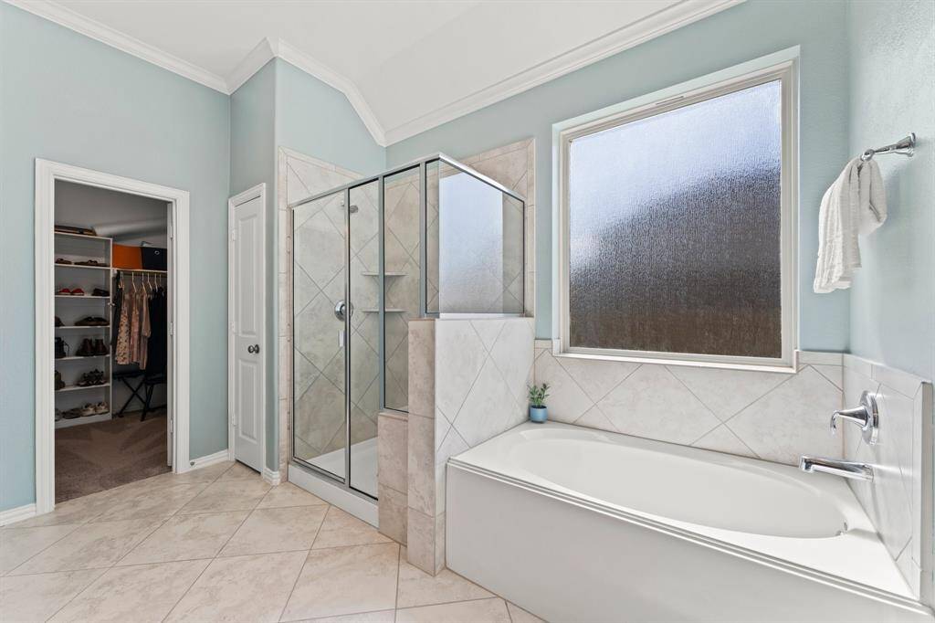 Fresh natural light fills this ensuite