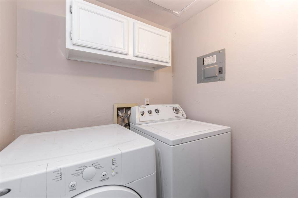 Utility room located in the home.