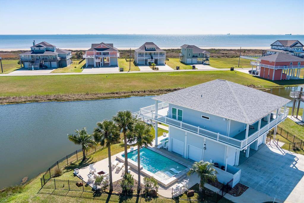 Resort living on Port Bolivar