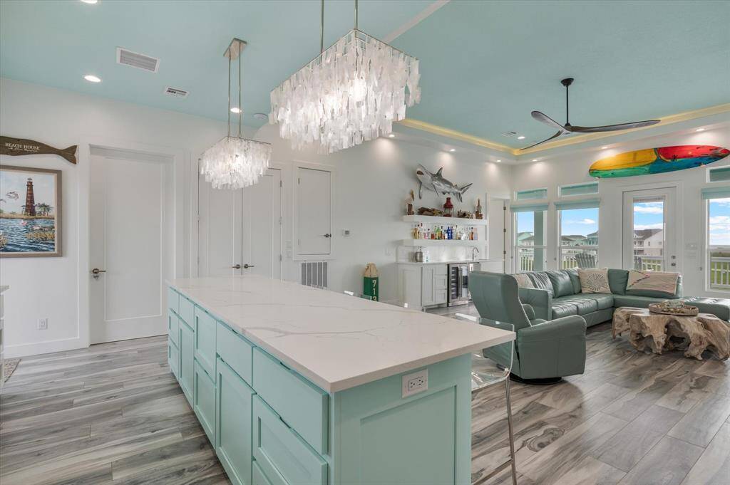 View of the open concept