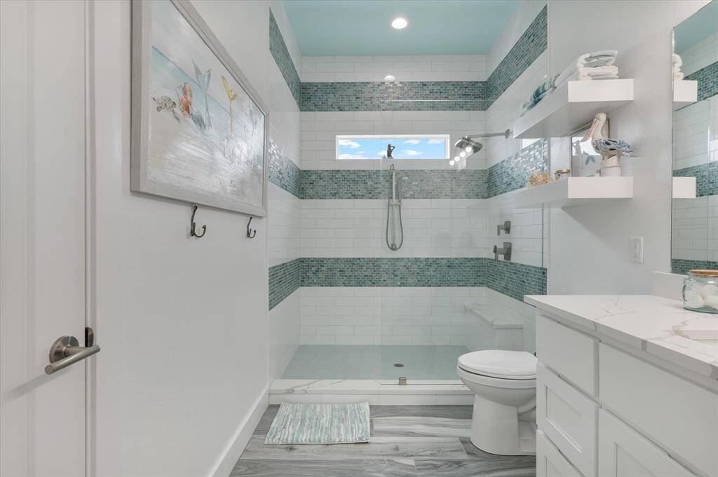 Light and Bright tile shower
