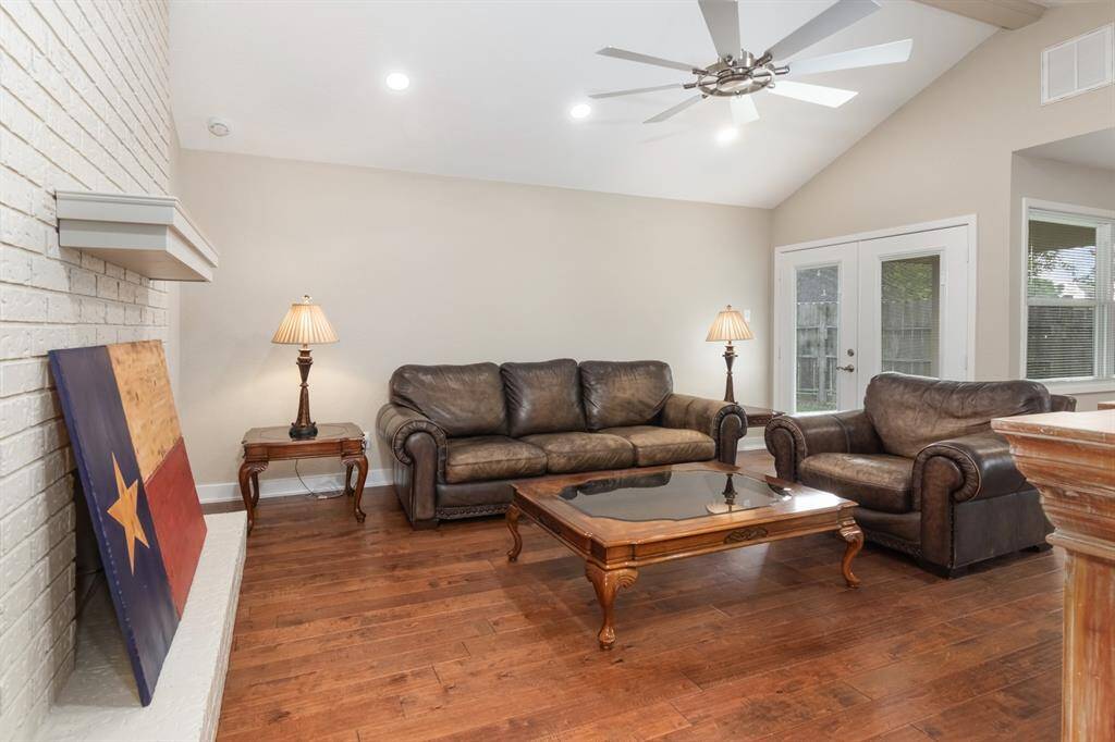 High vaulted ceilings.