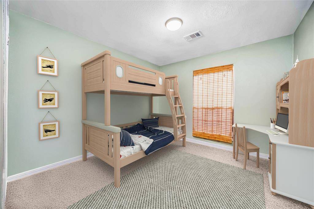 Room has been virtually staged